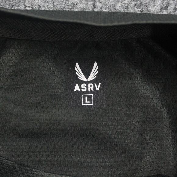 ASRV Shirt Mens Large AeroSilver Oversized Tee Only Those Who Risk Are Free Grey - Picture 6 of 10